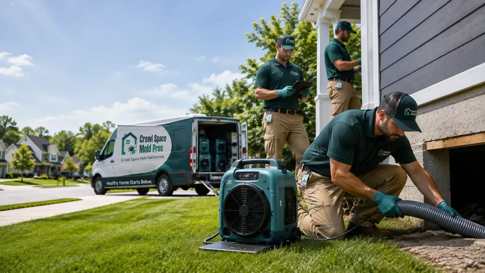 Crawl Space Mold Removal in Wauregan, CT